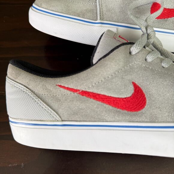 Nike Satire Armory Slate Suede SB Shoes Youth Boys Size 6 Gray Women 7.5 main image 8